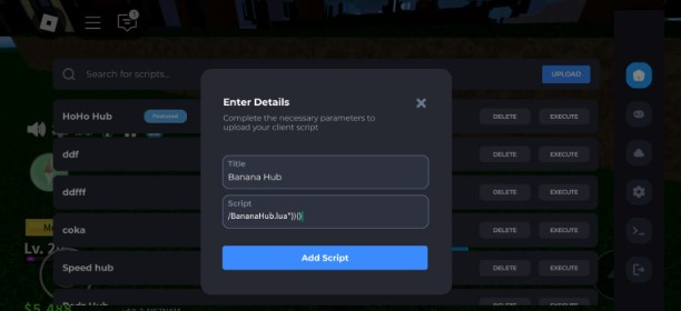 Add Banana Hub Script