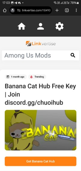 Banana Cat Hub Linkvertise